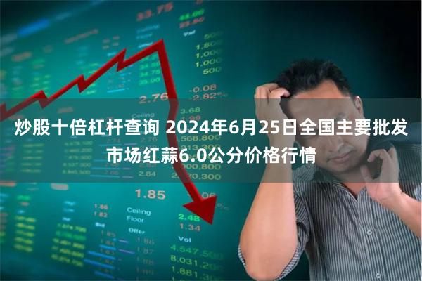炒股十倍杠杆查询 2024年6月25日全国主要批发市场红蒜6.0公分价格行情