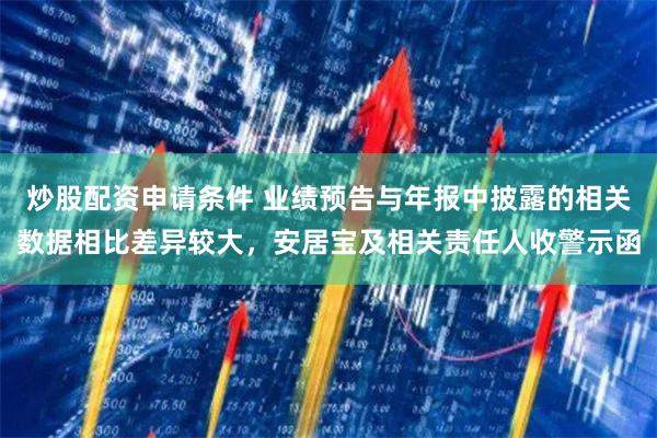 炒股配资申请条件 业绩预告与年报中披露的相关数据相比差异较大，安居宝及相关责任人收警示函
