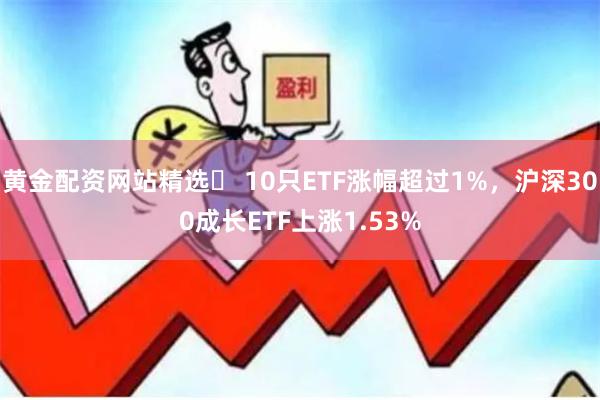 黄金配资网站精选	 10只ETF涨幅超过1%，沪深300成长ETF上涨1.53%