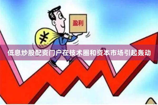 低息炒股配资门户在技术圈和资本市场引起轰动
